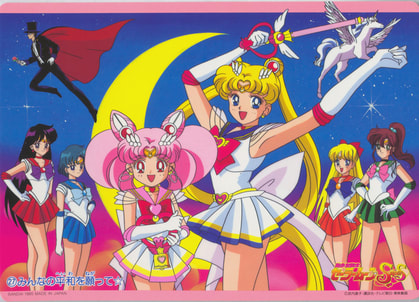 Vintage 1990s Original Licensed Sailor Moon Wall Poster Anime 15x20 3/4 |  eBay